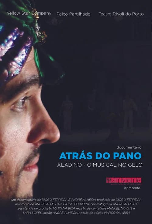 Atrás do pano - Aladino o musical no gelo