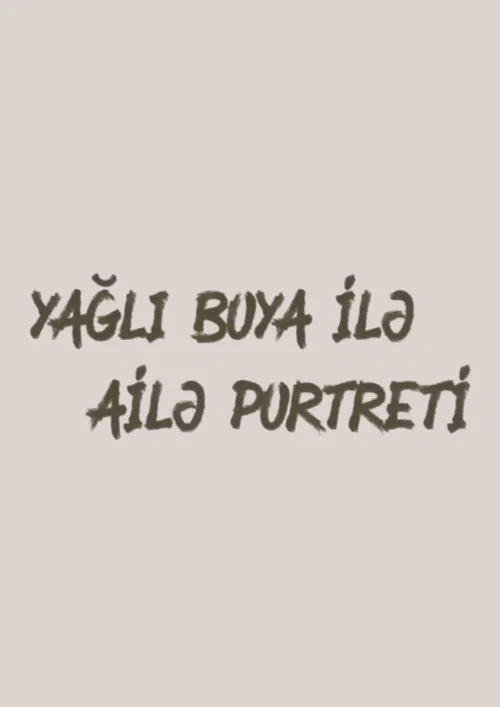 Yağlı boya ilə ailə portreti