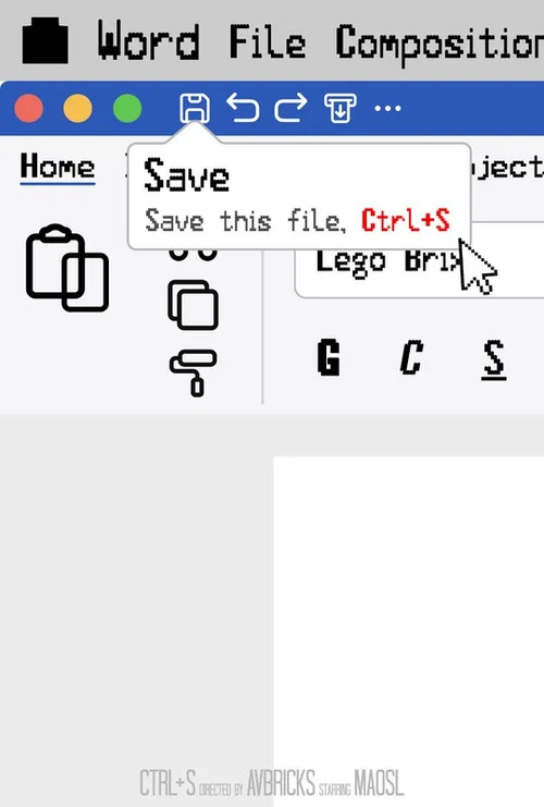 CTRL+S